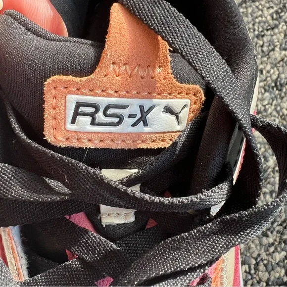 Puma RS-X3 Mesh Pop Sneakers in Pink & Cream - Picture 9 of 11